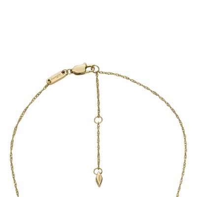 Barbie™ x Fossil Limited Edition Gold-Tone Stainless Steel Chain Necklace -  JF04498710 BarbiePedia