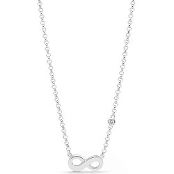 Infinite Love Sterling Silver Boxed Necklace