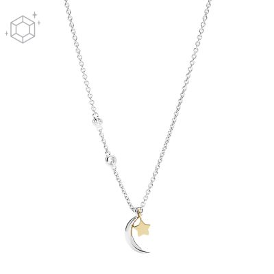 Fly me to the moon Zircon Necklace – Silverings