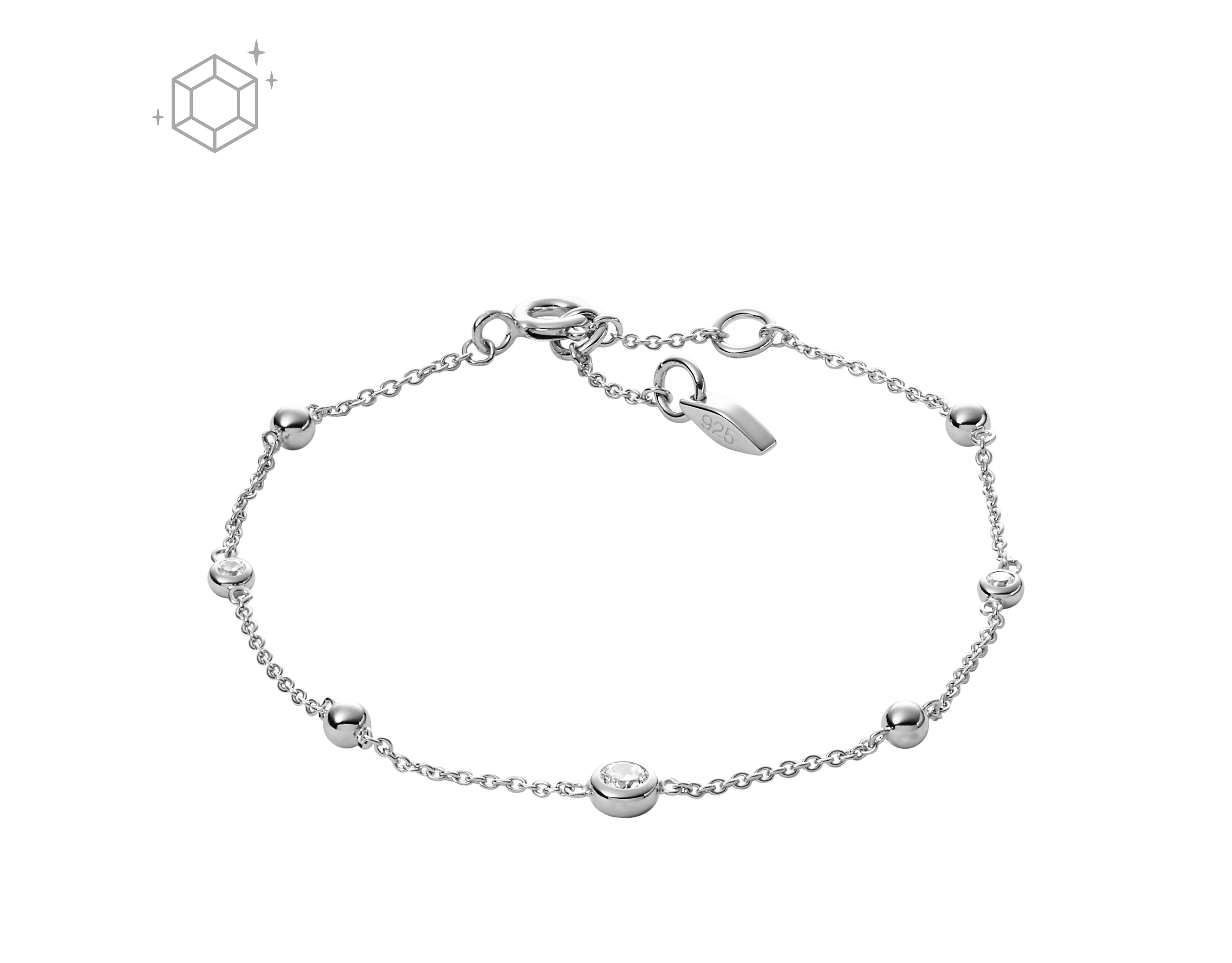 Sterling Glitz Sterling Silver Bracelet