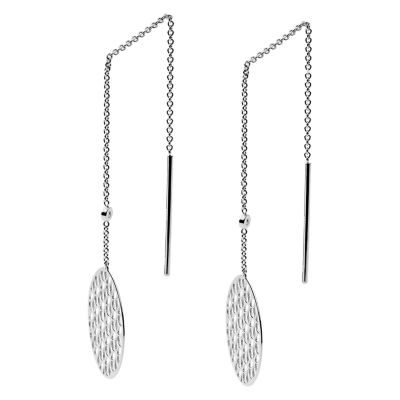 FOSSIL Boucles d'Oreilles Femme Argent Cœurs Bicolores JFS00493998