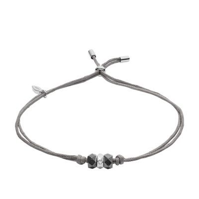 Bracciale In Argento 925 Con Perline A Forma Di Rondella Jfs Fossil