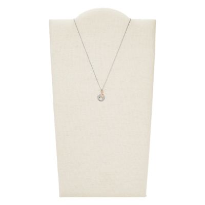 Collier Unisexe En Laiton Avec Morganite Rose Ovale - 18 Pouces - Neuf Fait Main