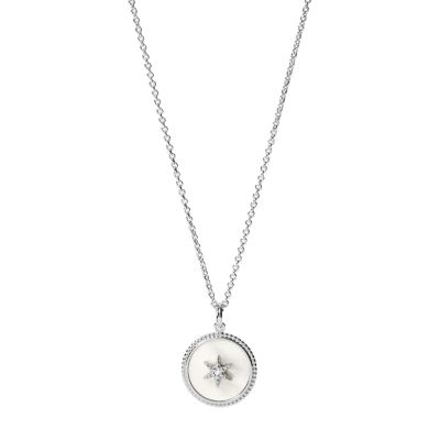 Fossil moon and hot sale star necklace