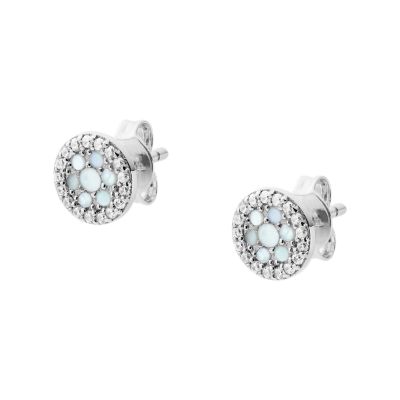 pure silver stud earrings