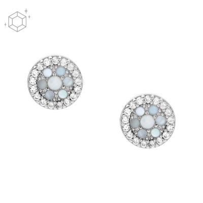 Sterling Mother-of-Pearl Sterling Silver Stud Earrings - JFS00518040 ...