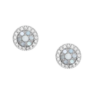 Sterling Mother-Of-Pearl Sterling Silver Stud Earrings JFS00518040 49$