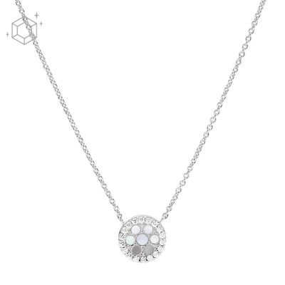 Collier pendentif Sterling en nacre et argent 925