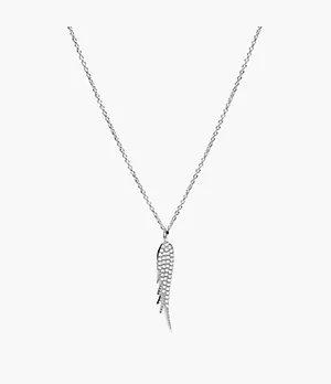 Wings Sterling Silver Pendant Necklace