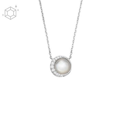 Pearl pendant hot sale in silver