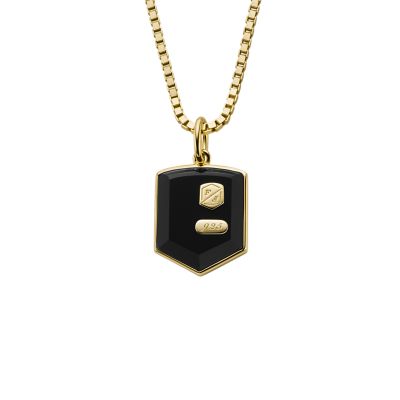 Lennox Sterling Silver Black Onyx Pendant Necklace