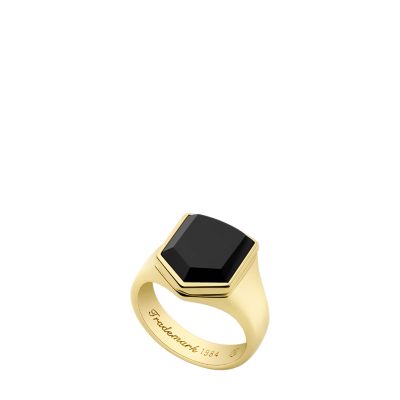 Sterling Crest Black Onyx Ring