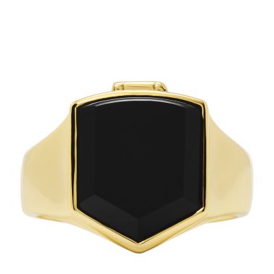Sterling Crest Black Onyx Ring