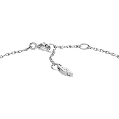 Sterling Silver Lock Chain Bracelet