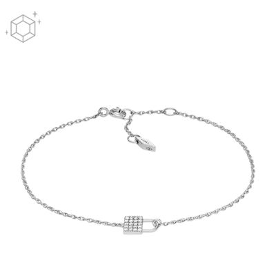 Bracelet-chaînette Sterling Silver Lock