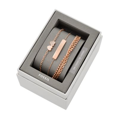 Fossil bracelet 2025 gift set