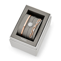 Two-Tone Steel Bracelet Gift Set