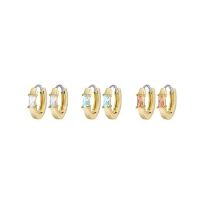 

Fossil Outlet Femmes Coffret boucles d’oreilles en laiton doré