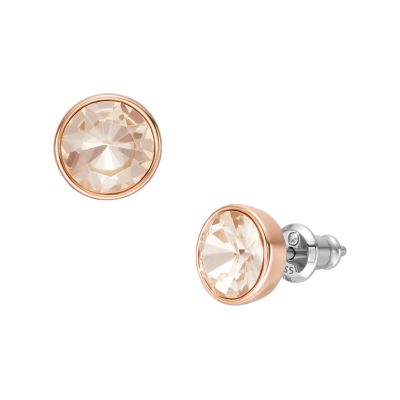y♡Crystal☆bijou SoHo Studded Gold Hoop Earrings | Julie Vos