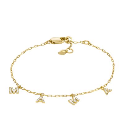 Hazel Gold-Tone Brass Chain Bracelet  JOA00762710