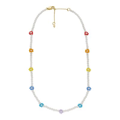 

Fossil Outlet Femmes Collier de perles multicolore
