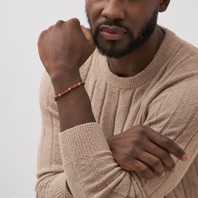 Merritt Arm Stack Red Jasper Beaded Bracelet