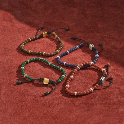 Armband Merritt Fossil JOA00804710 - Beads Tigerauge Stack - Arm