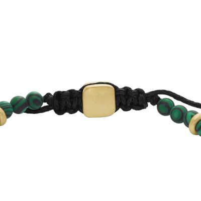 JOA00805710 Stack Fossil Bracelet Merritt - Arm - Beaded Green Malachite