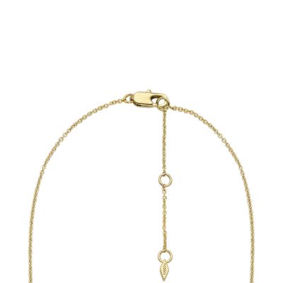 Hazel Glitz Collection Gold-Tone Brass Pendant Necklace