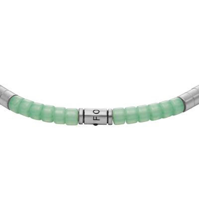 Seafoam Green Acrylic Beaded Bracelet