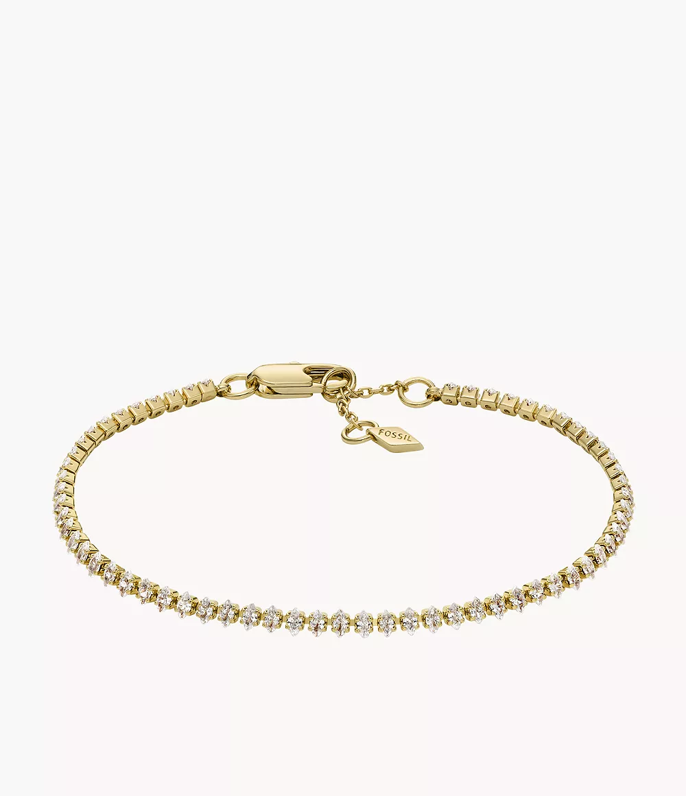 Clear Crystals Chain Bracelet
