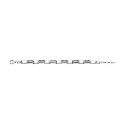 Archival Core Essentials Silver-Tone Brass Chain Bracelet