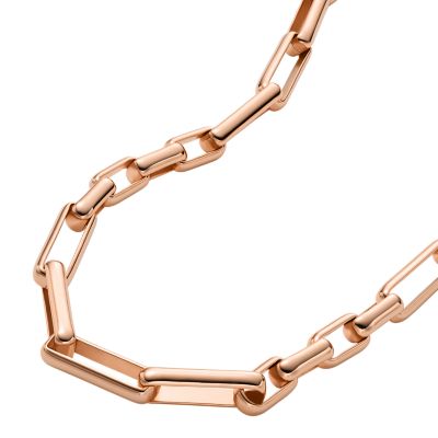 Archival Core Essentials Rose Gold-Tone Brass Chain Necklace