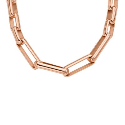 Archival Core Essentials Rose Gold-Tone Brass Chain Necklace