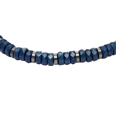 All Stacked Up Gunmetal Brass Beaded Bracelet