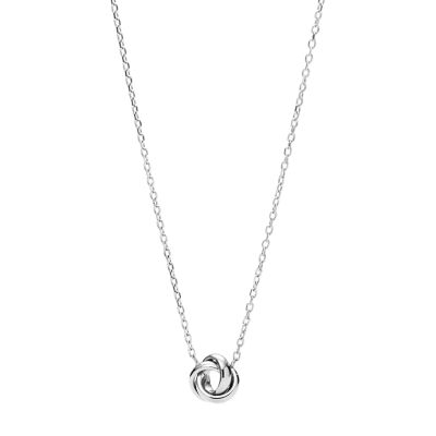 Fossil stainless steel deals necklace