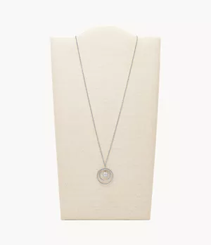 Silver-Tone Stainless Steel Necklace