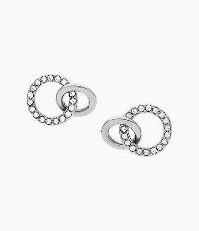 1 pair x Small Stainless Steel Earring Studs, Silver Tone Earring Studs,  Steel Geometric Earring Blanks, Small Circle Earrings (0507)
