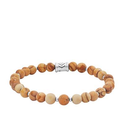 

Fossil Homme Bracelet de perle en grès