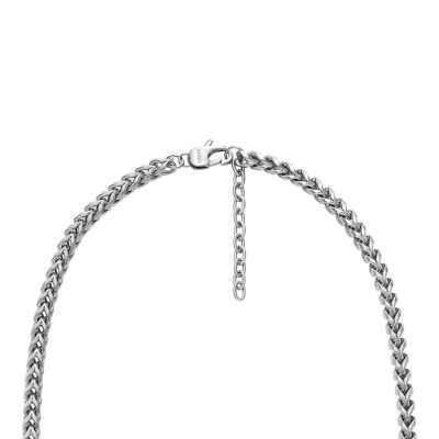 Bold Chains Stainless Steel Chain Necklace - JF04614040 - Fossil