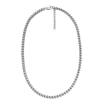 Fossil Stainless Steel Chain Necklace - Big Apple Buddy