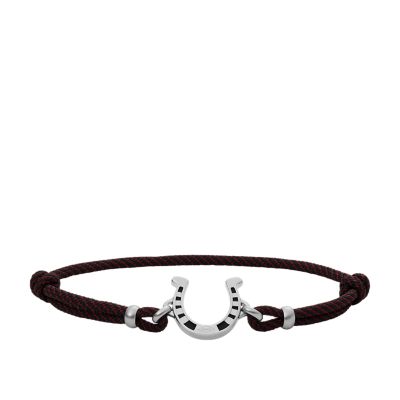 

Fossil Outlet Homme Bracelet multi-rangs en acier inoxydable argenté