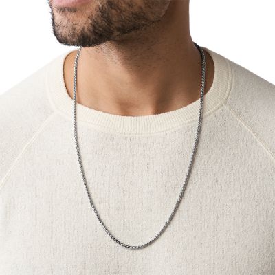 Stainless Steel Ball Chain Necklace-EMID9040