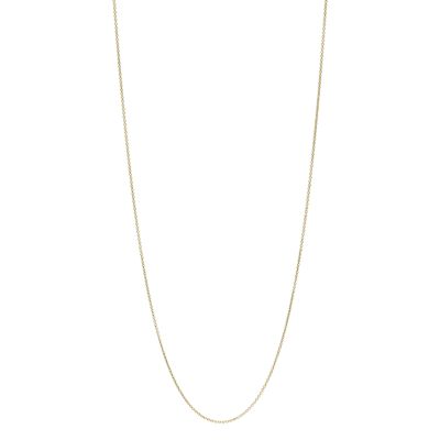 Vintage Iconic Oh So Charming Gold-Tone Stainless Steel Chain Necklace