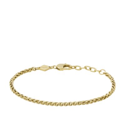 Amour Men's Figaro Chain Bracelet In 10K Yellow Gold (7 Mm/9 Inch)  JMS003293 - Jewelry - Jomashop