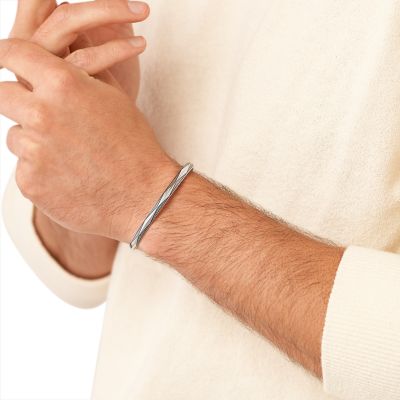 BRACELET EN ACIER INOXYDABLE FEMME - (JONC)