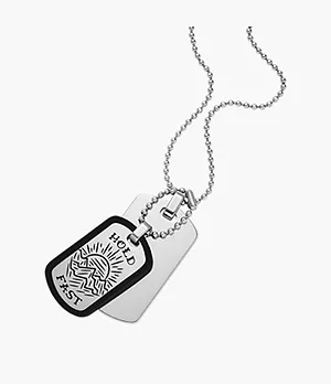 Elliott Stainless Steel Dog Tag Necklace