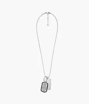Elliott Stainless Steel Dog Tag Necklace