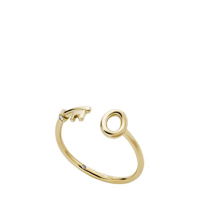 Signature Tab Ring S00 - Fashion Jewelry M00322