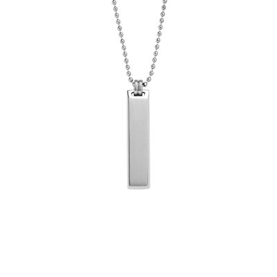 Elliott Stainless Steel ID Necklace - JOF00920040 - Fossil